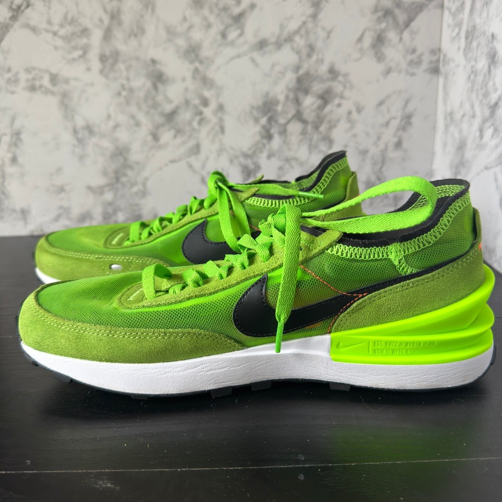Nike‎ Waffle One Electric Green DA7995-300 Sneakers Shoes US Size 8